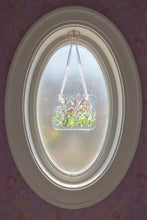 Load image into Gallery viewer, White and Pink Flower in field Suncatcher