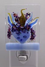 Load image into Gallery viewer, Blue Flowers in Polka Dot Pot Night Light