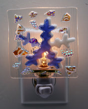Load image into Gallery viewer, Blue and White Snowflake Light
