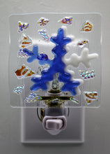 Load image into Gallery viewer, Blue and White Snowflake Light
