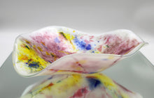Load image into Gallery viewer, Multi Colored Cracked Glass Bowl
