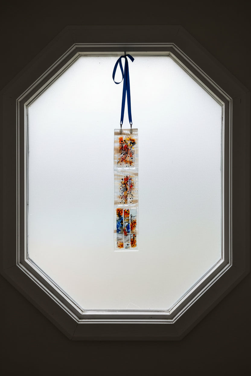 Fall Abstract Suncatcher
