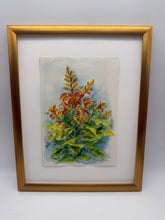 Load image into Gallery viewer, Orange Flowers Watercolor Painting
