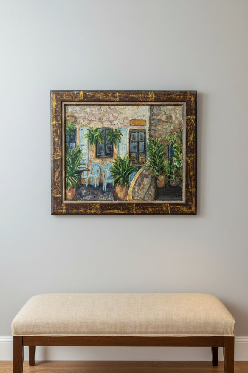 Cafe in Portugal Painting