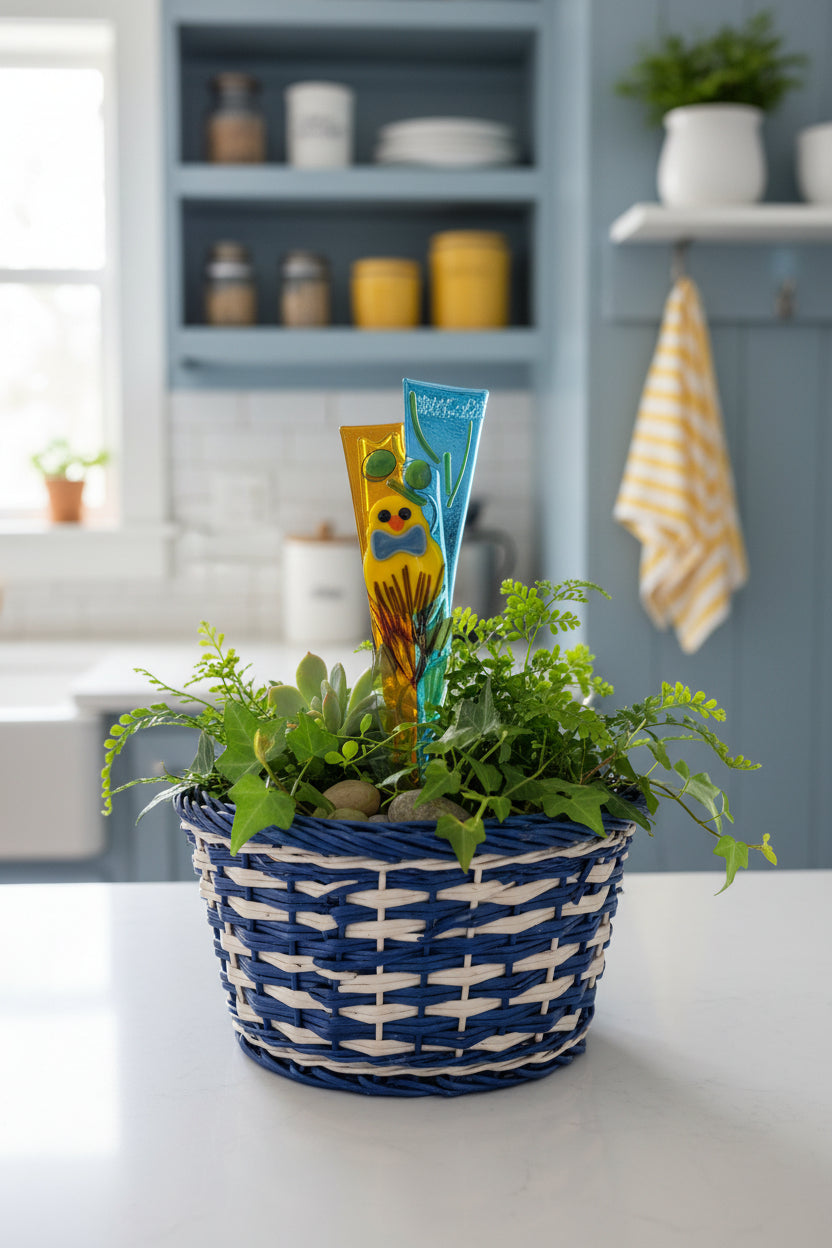 Yellow Chick Plant Stake