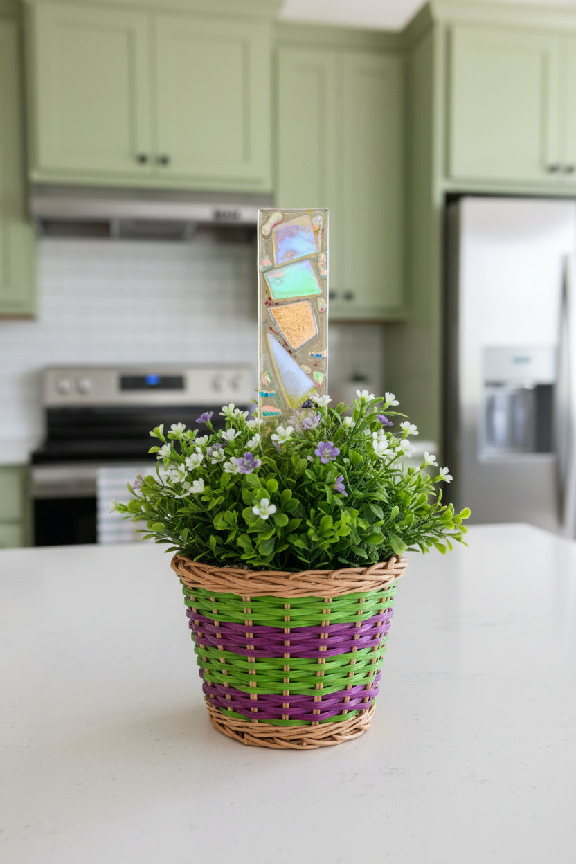 Small Modern Art Plant Stake