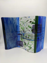 Load image into Gallery viewer, Blue and Green Large S Curve
