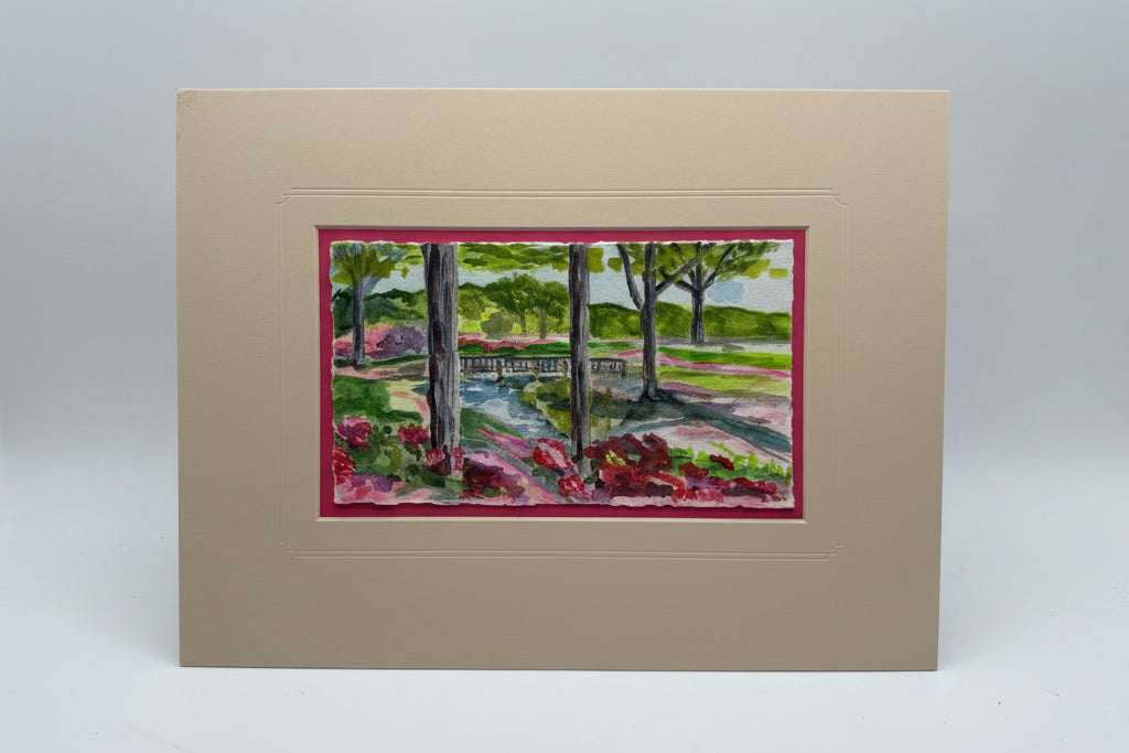 Callaway Gardens in Spring Watercolor Painting