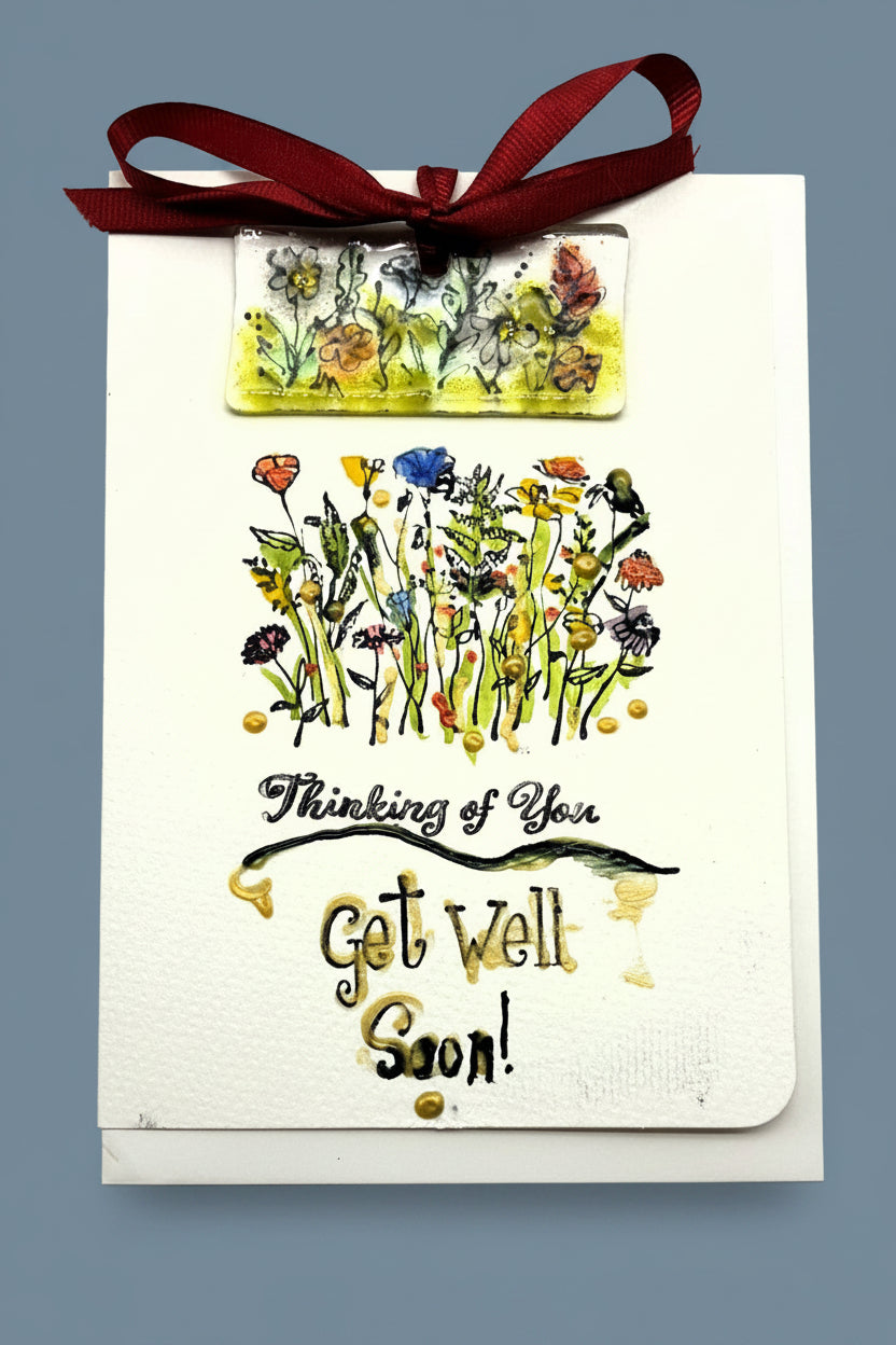 Flower Garden Get Well Card