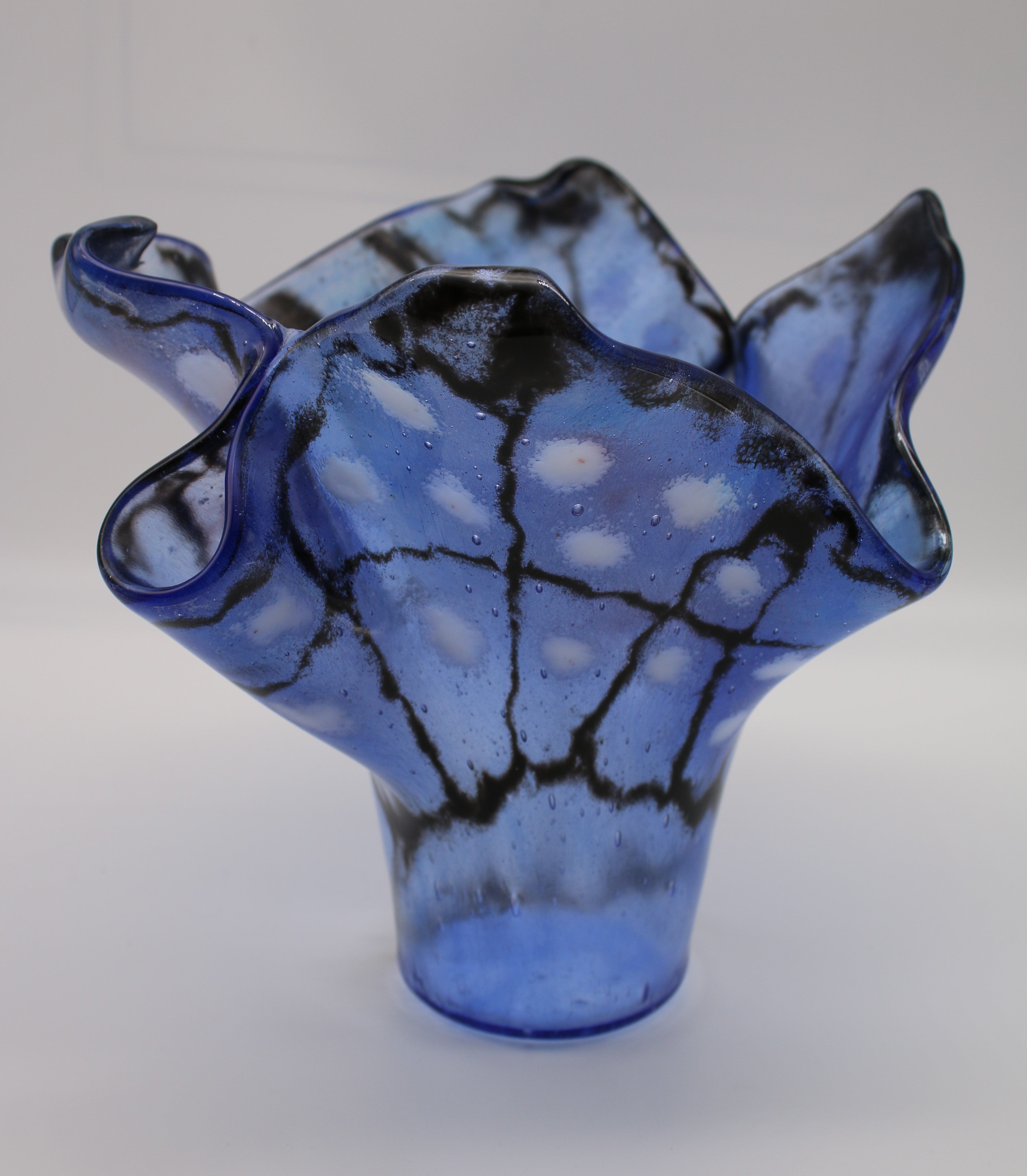 Blue Butterfly Vase