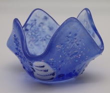 Load image into Gallery viewer, Blue Christmas Candle Votive
