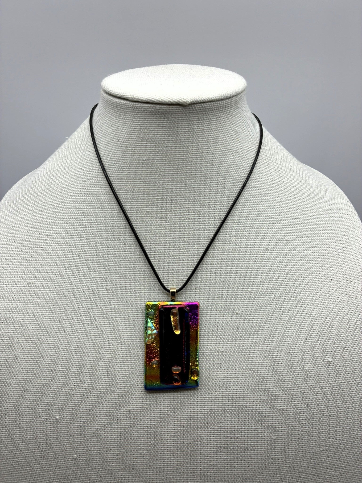 Jewelry -Multi Colored Dichroic Pendant