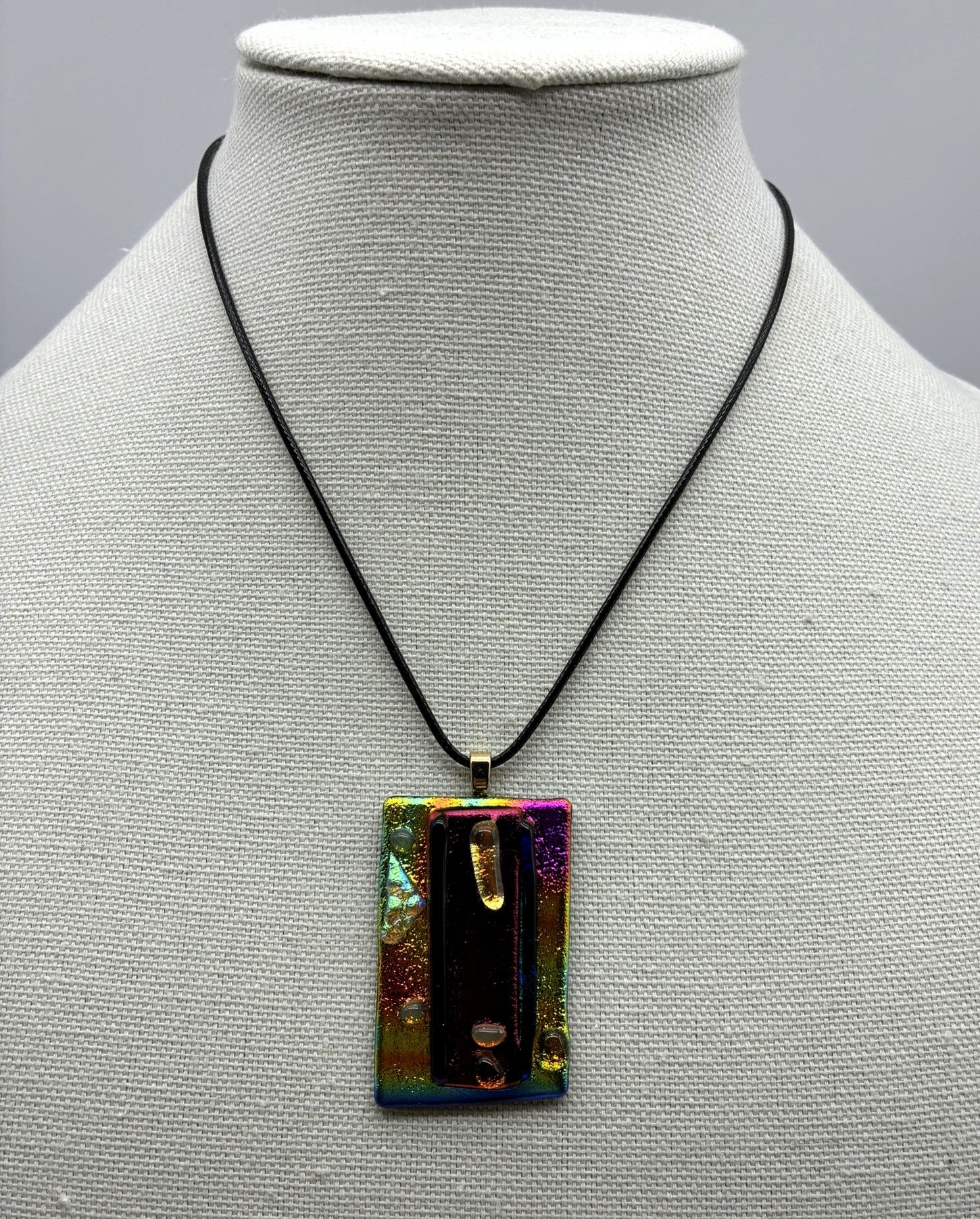Jewelry -Multi Colored Dichroic Pendant