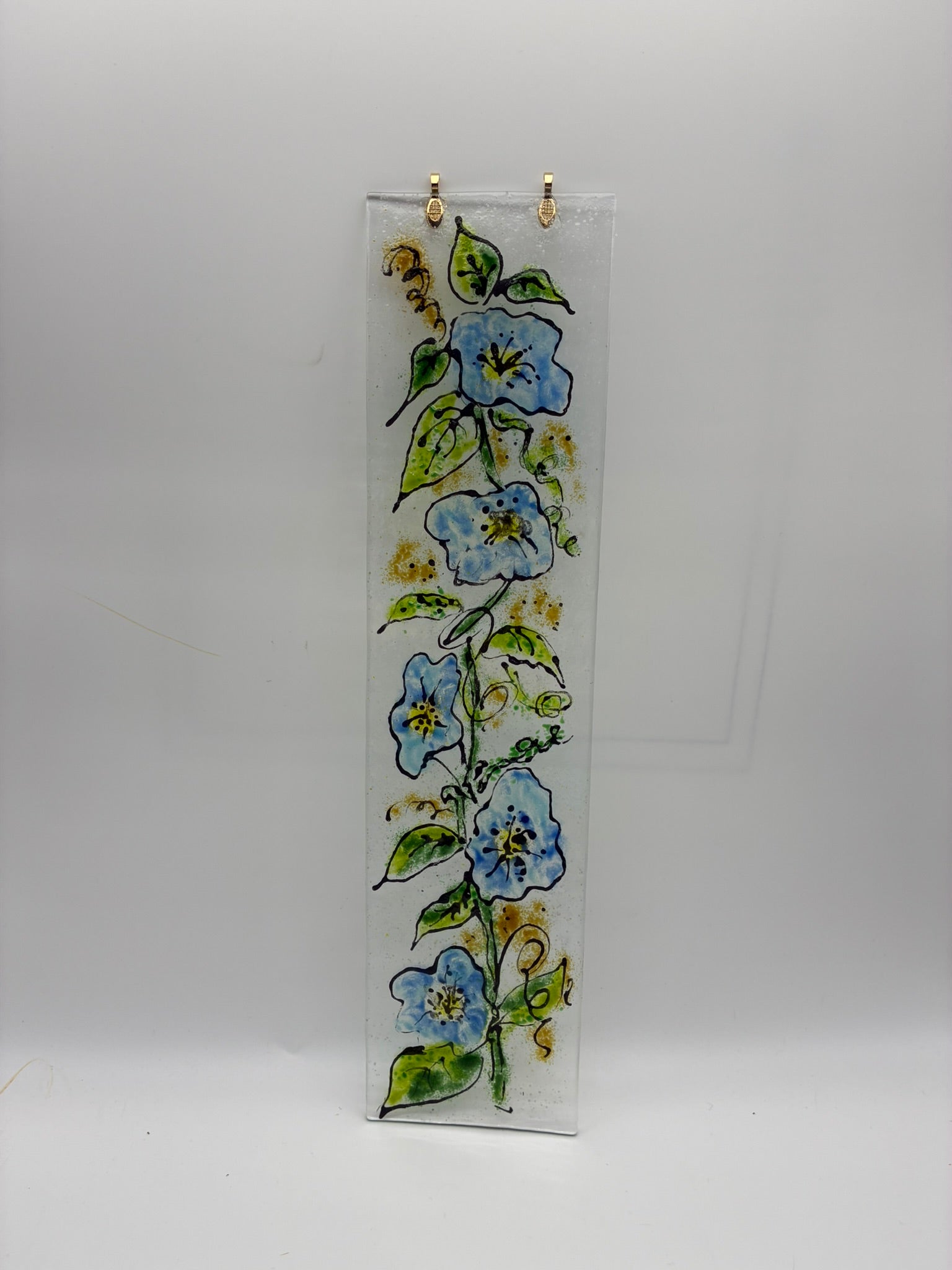 Peonies on Vine Suncatcher
