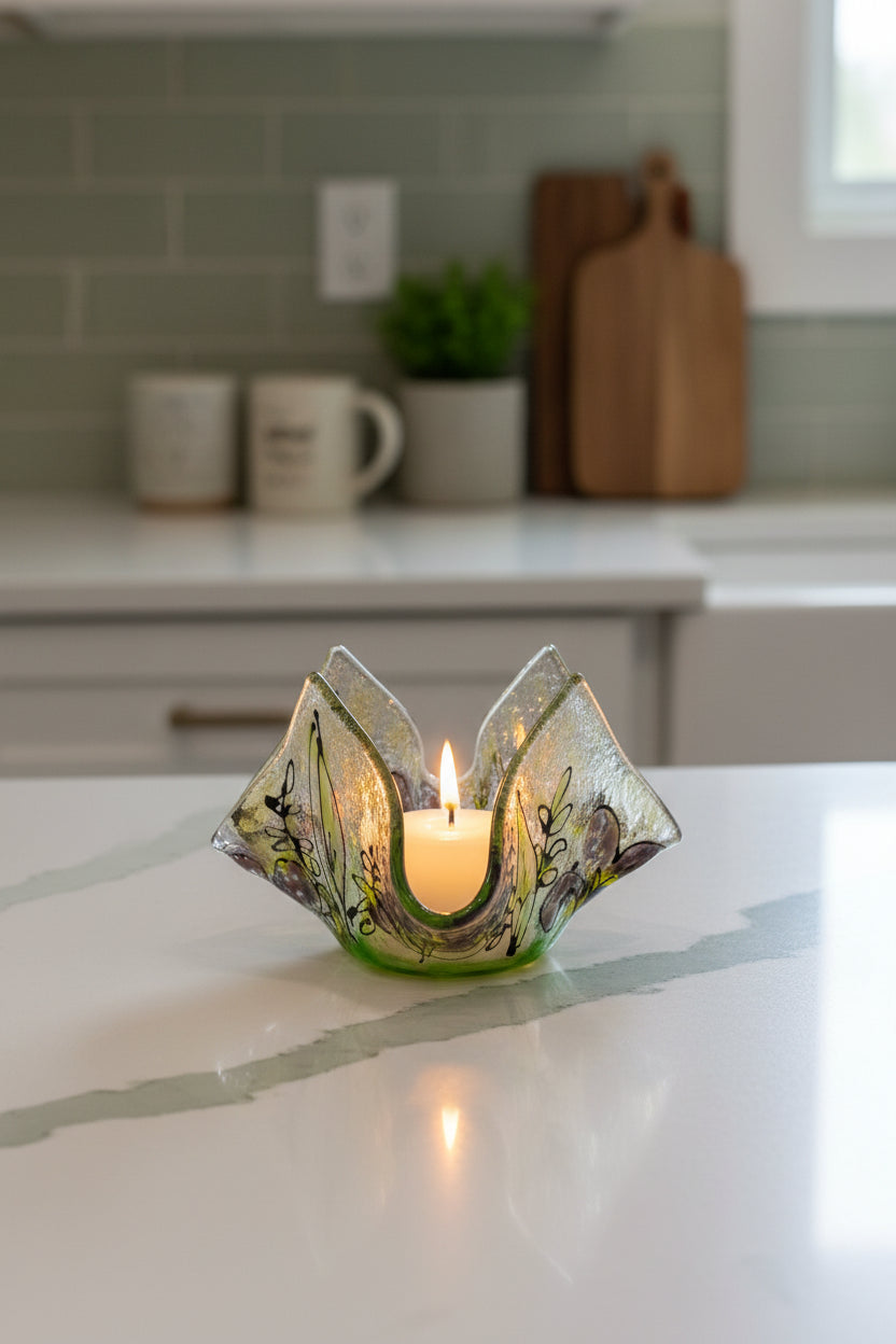 Violet Garden Votive
