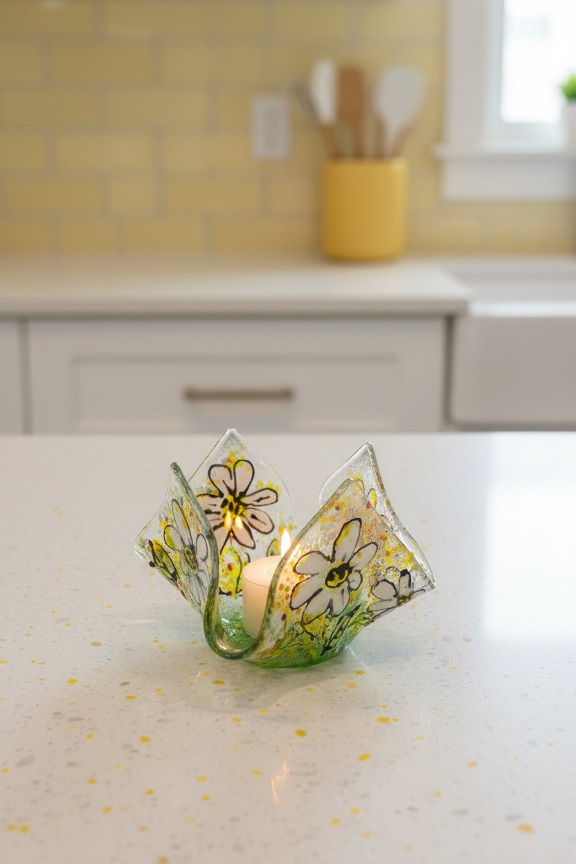 Daisy Garden Votive