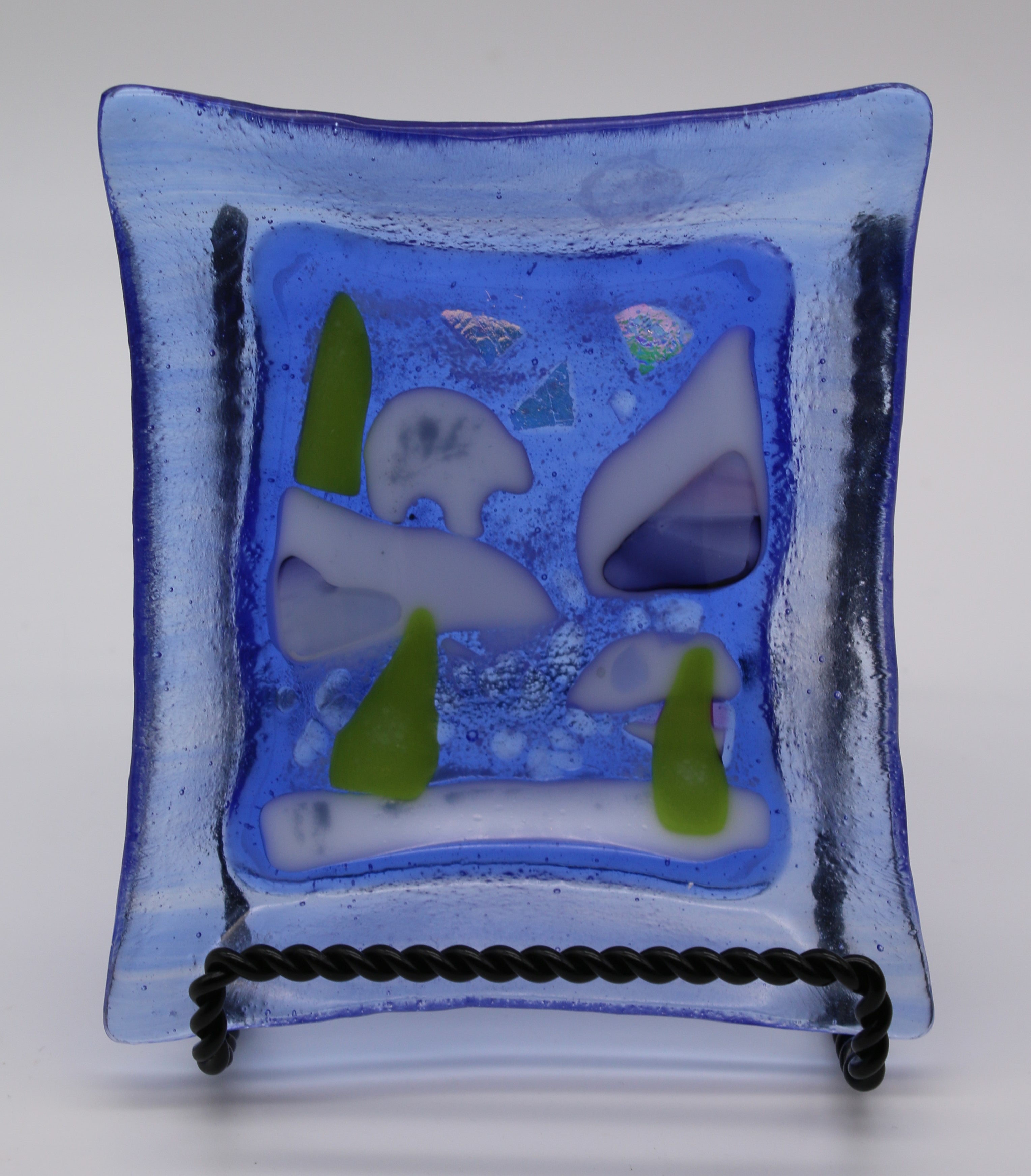Blue Polar Bear Small Bowl
