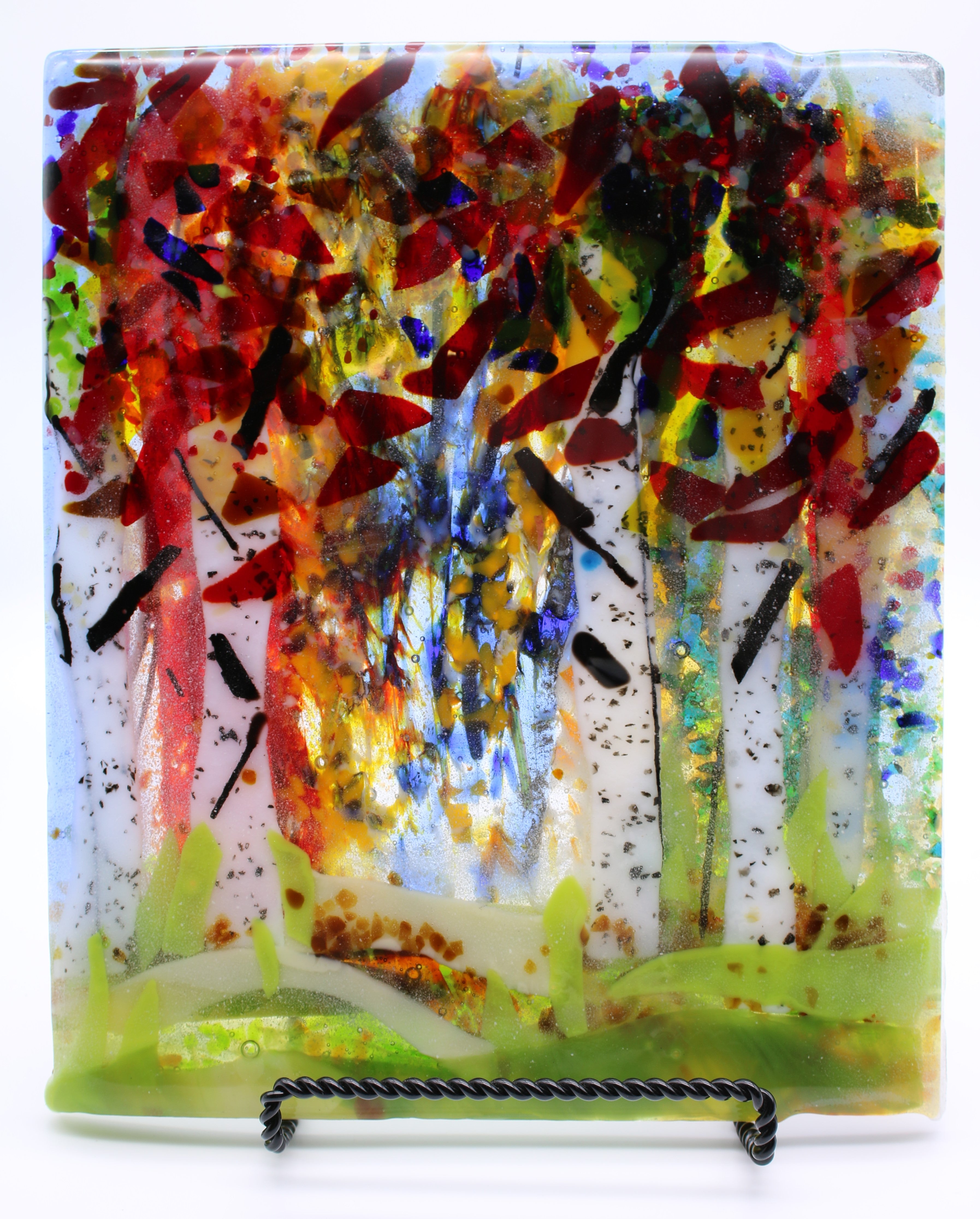 Fall Tree Scene PLate
