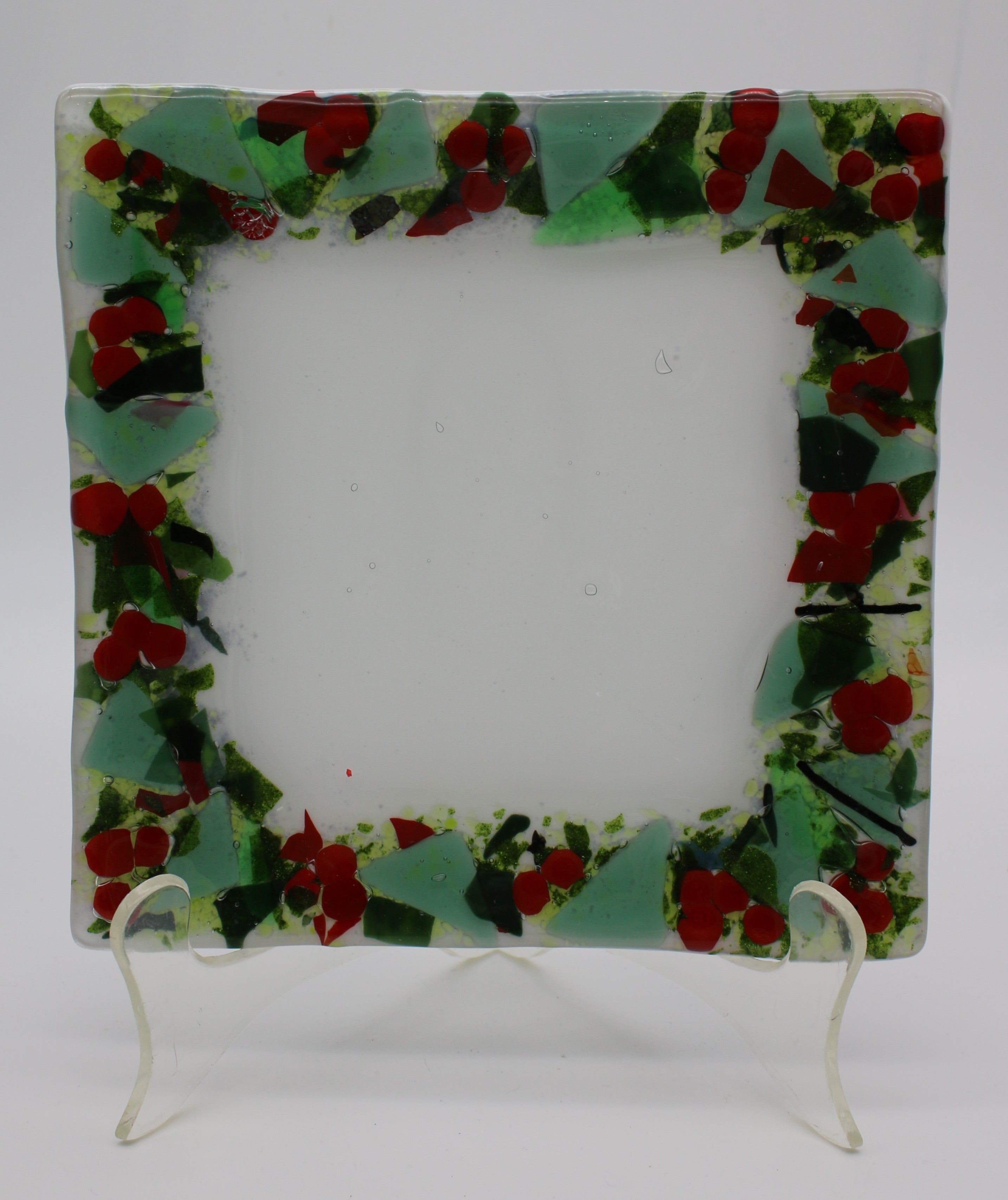 Holly and Berry Christmas Plate