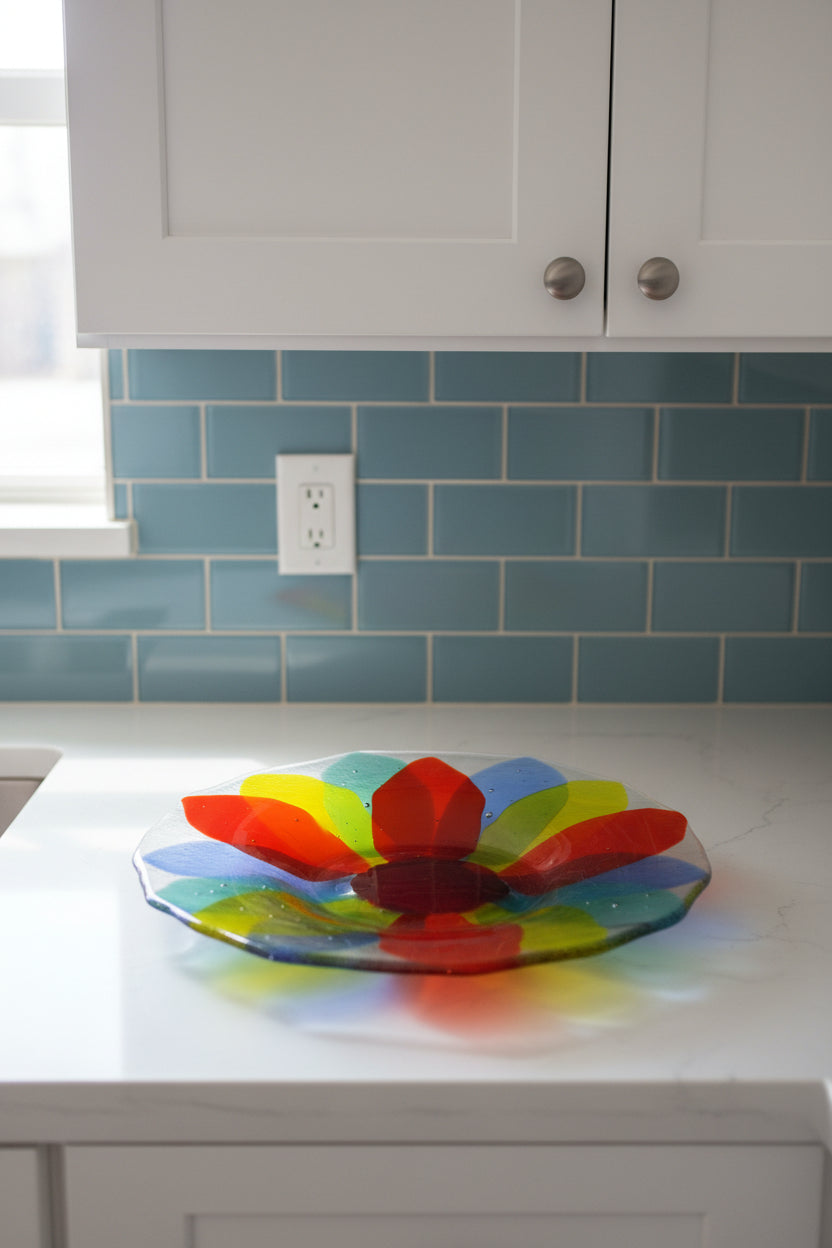12 inch Round Petal Bowl