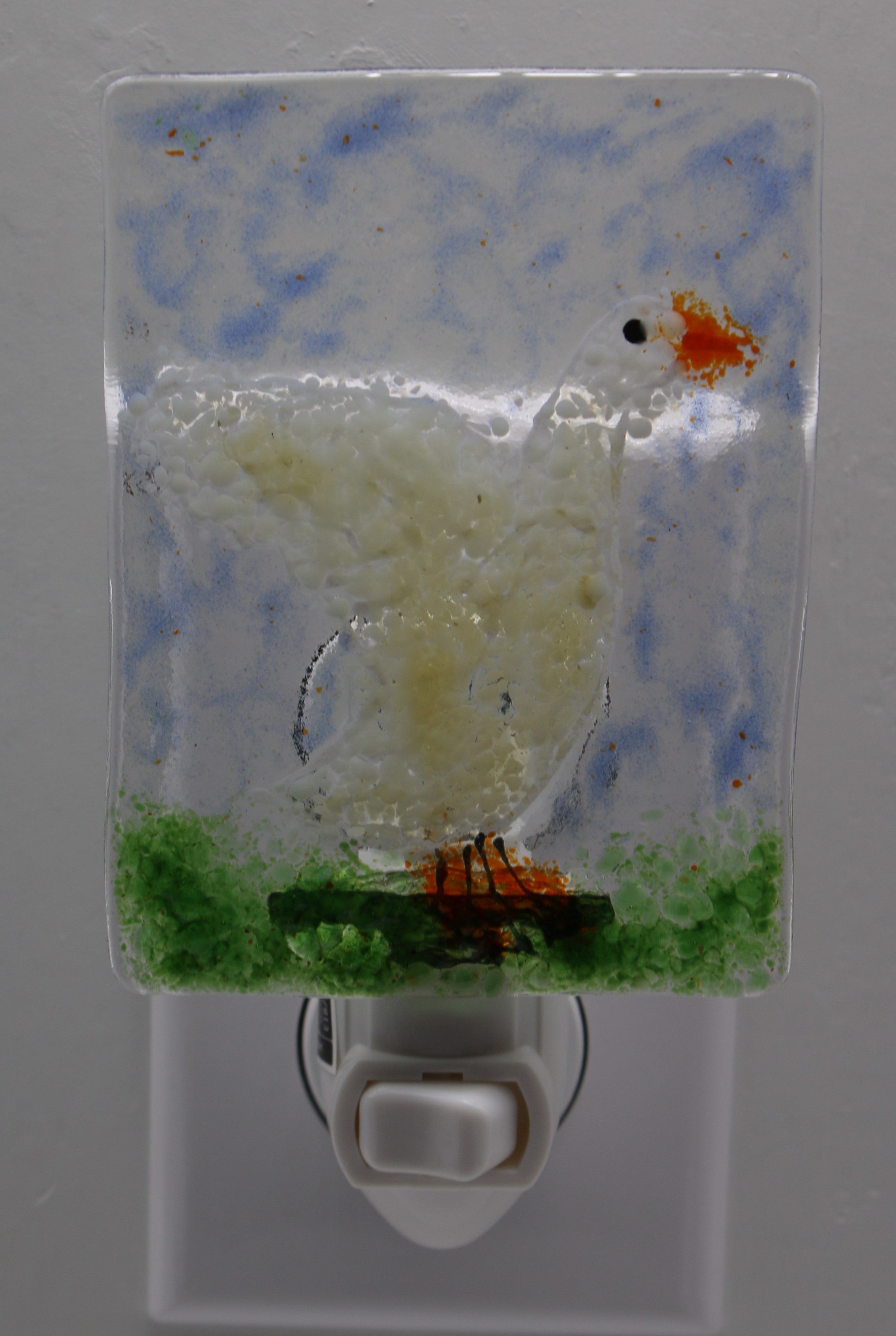 White and Yellow Duck Night Light