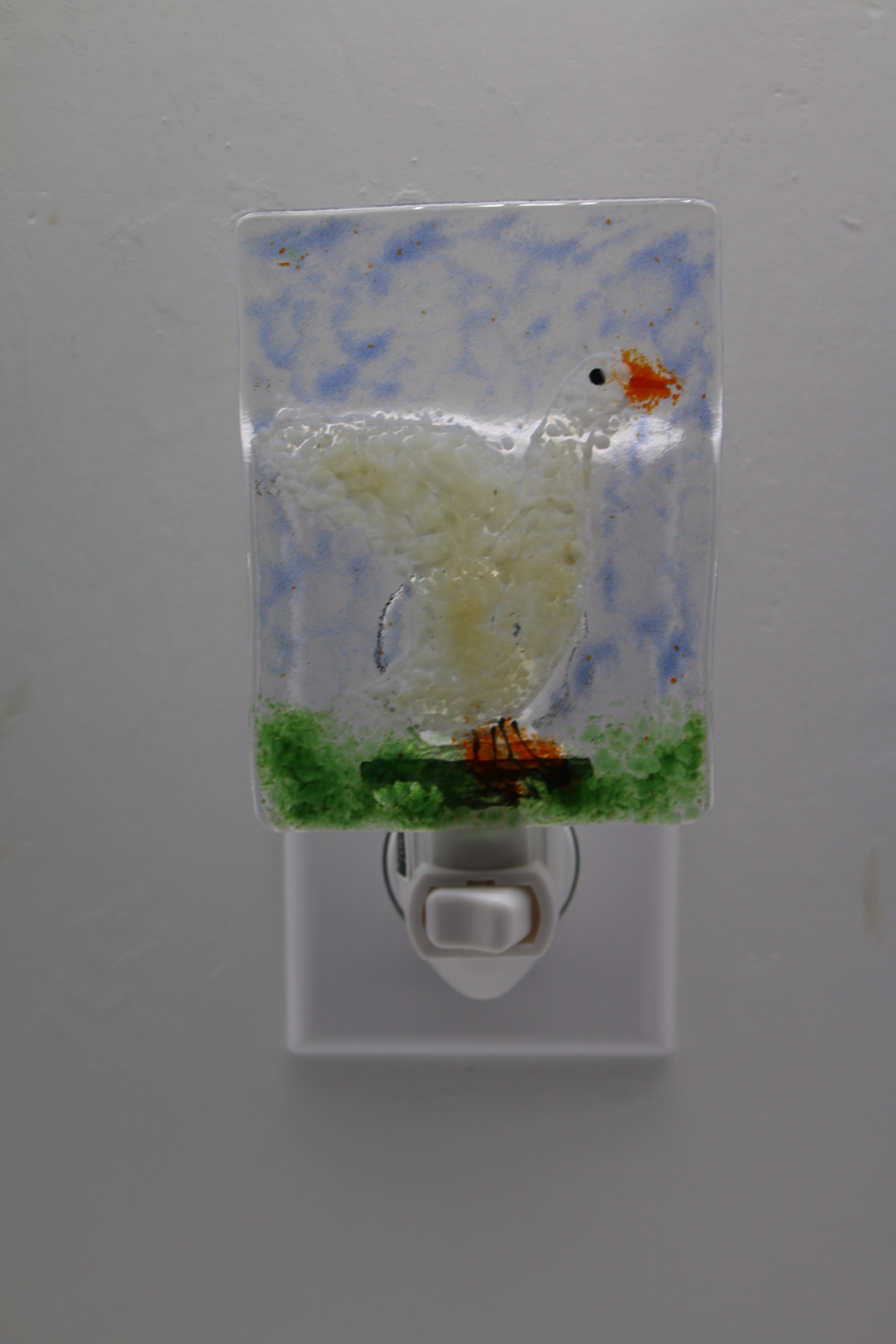 White and Yellow Duck Night Light