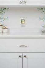 Load image into Gallery viewer, Small Pink Flowers on White Opaque Glass Night Light
