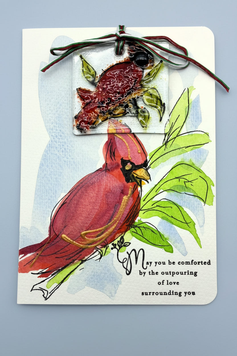 Cardinal Sympathy Card