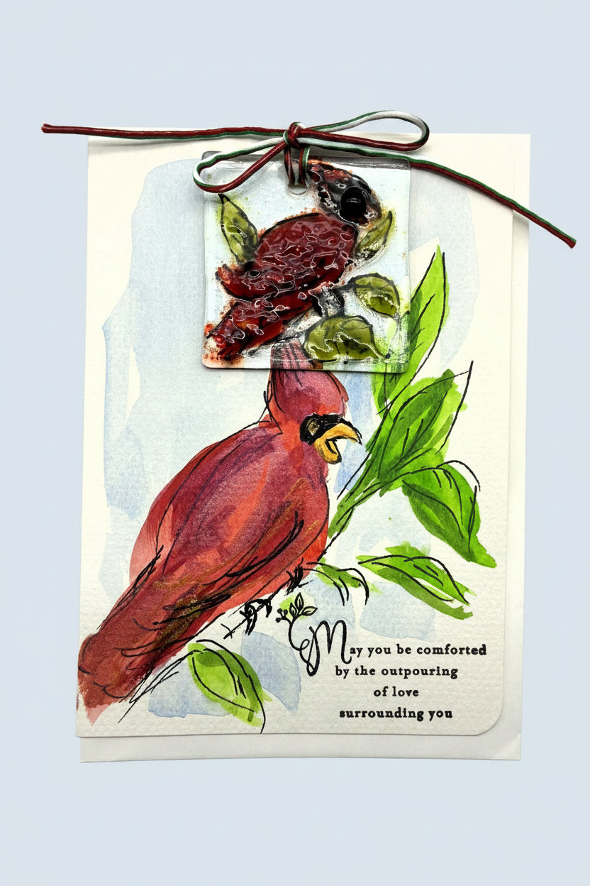 Cardinal Sympathy Card