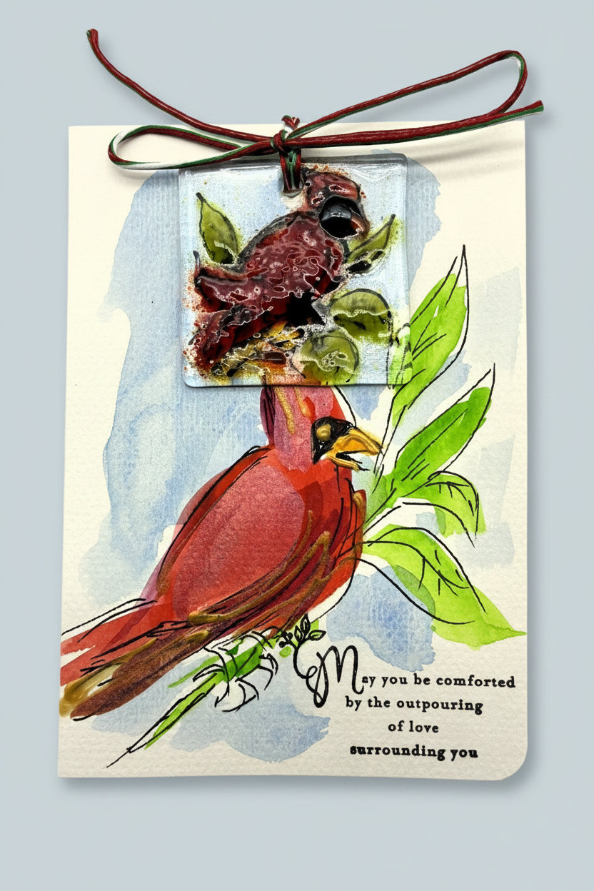 Cardinal Sympathy Card