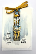 Load image into Gallery viewer, Sympathy watercolor Card with Prayer Angel
