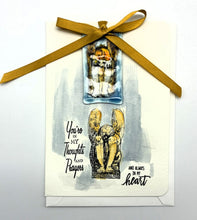 Load image into Gallery viewer, Sympathy watercolor Card with Prayer Angel
