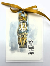 Load image into Gallery viewer, Sympathy watercolor Card with Prayer Angel
