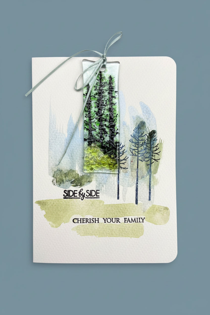 Cherish Your Family Watercolor Card