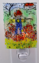 Load image into Gallery viewer, Scarecrow in Pumpkin Field Night Light

