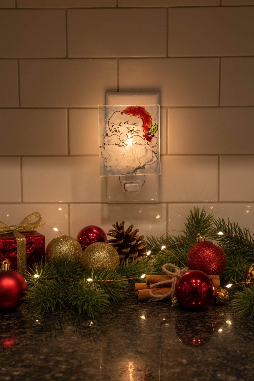 Santa Christmas Light