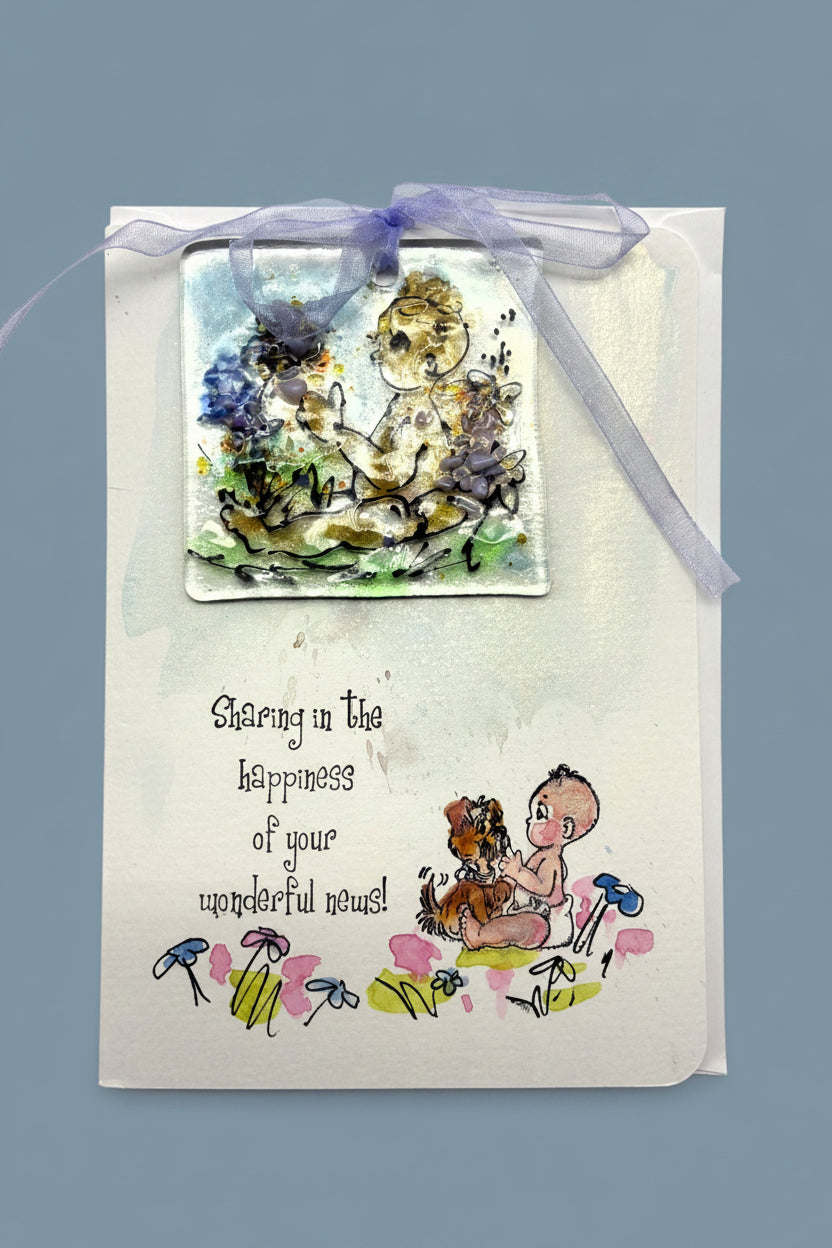 Baby and Puppy Shower Card