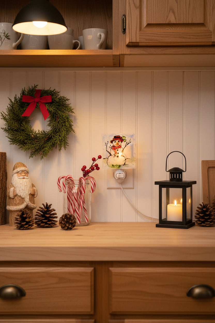 Snowman Christmas Light