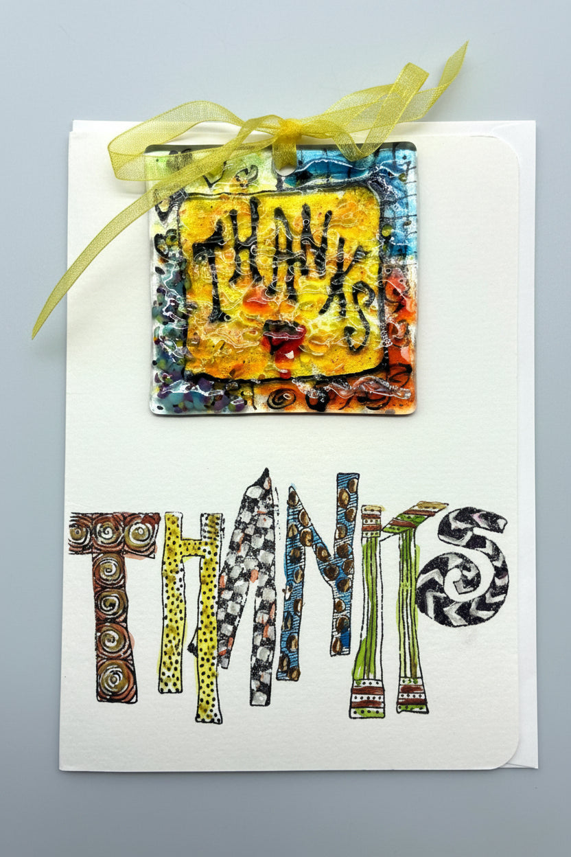 Thank You watercolor card