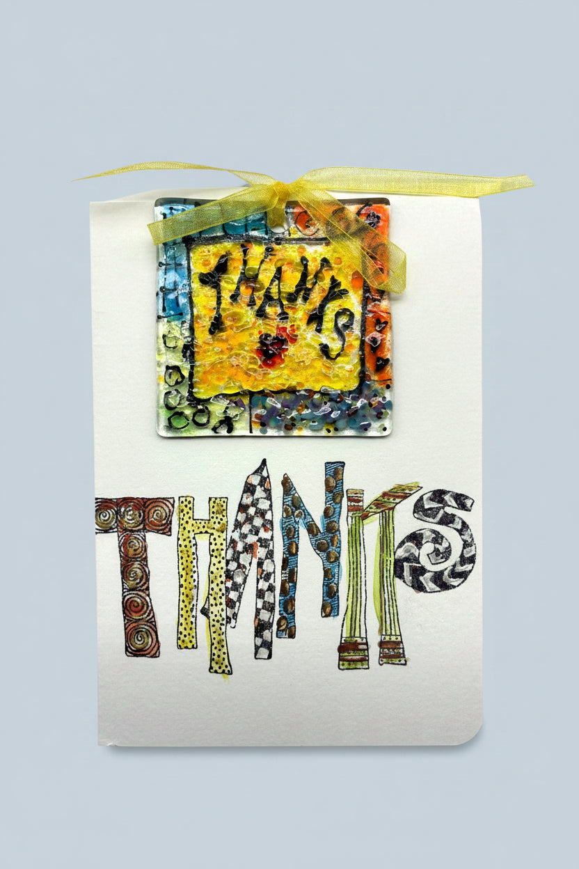 Thank You watercolor card