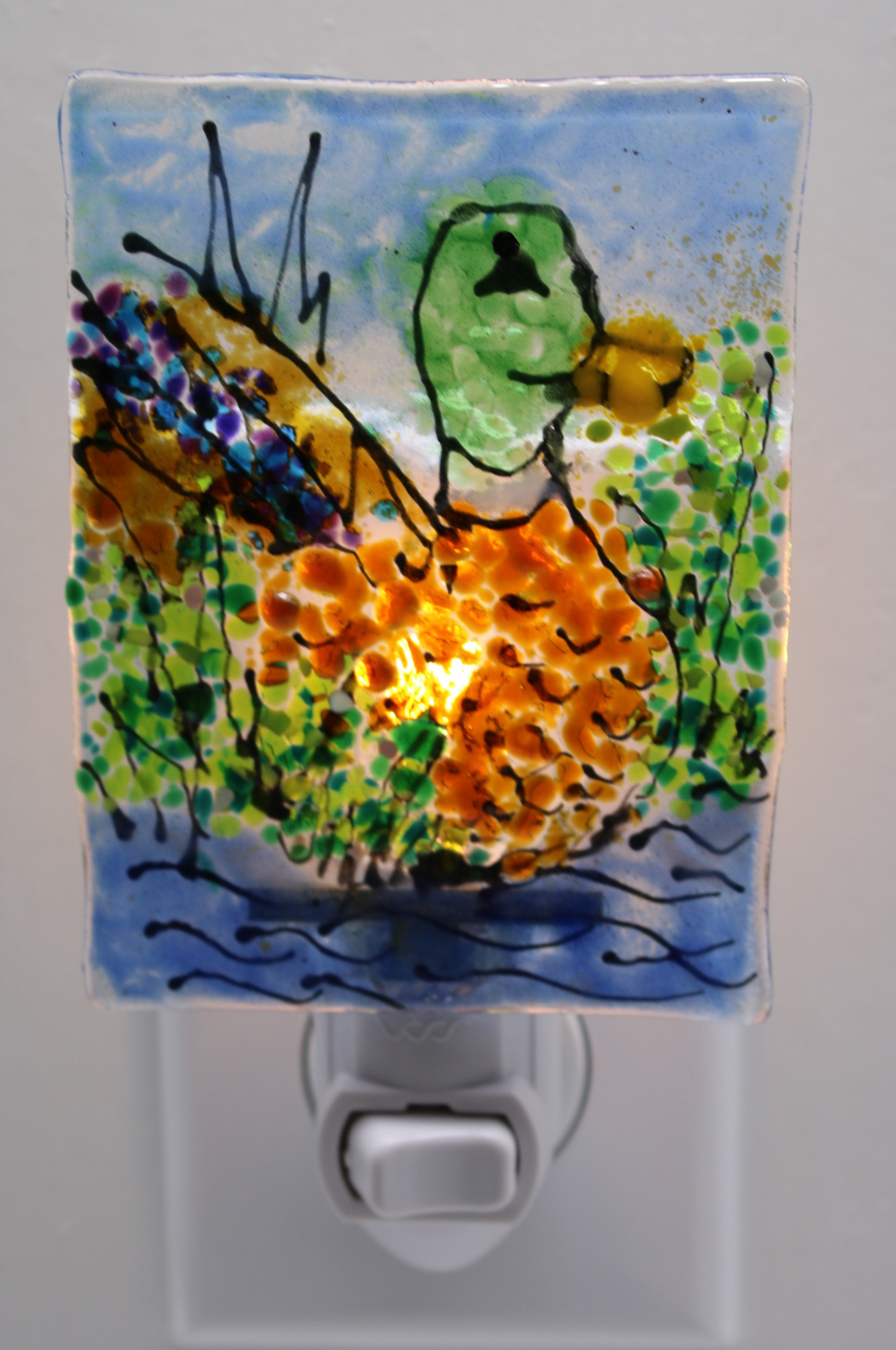 Mallard Duck on Lake Night Light