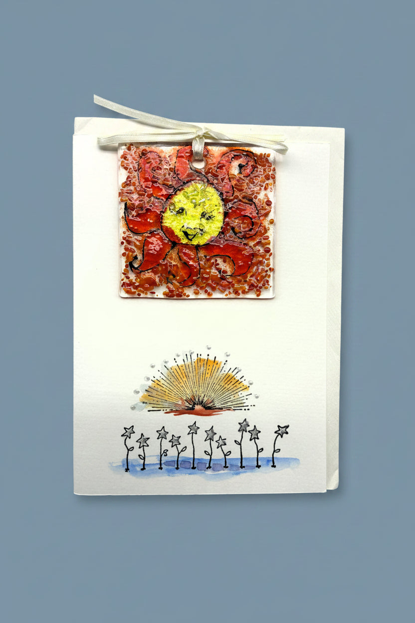 Sunshine and Stars Blank Card