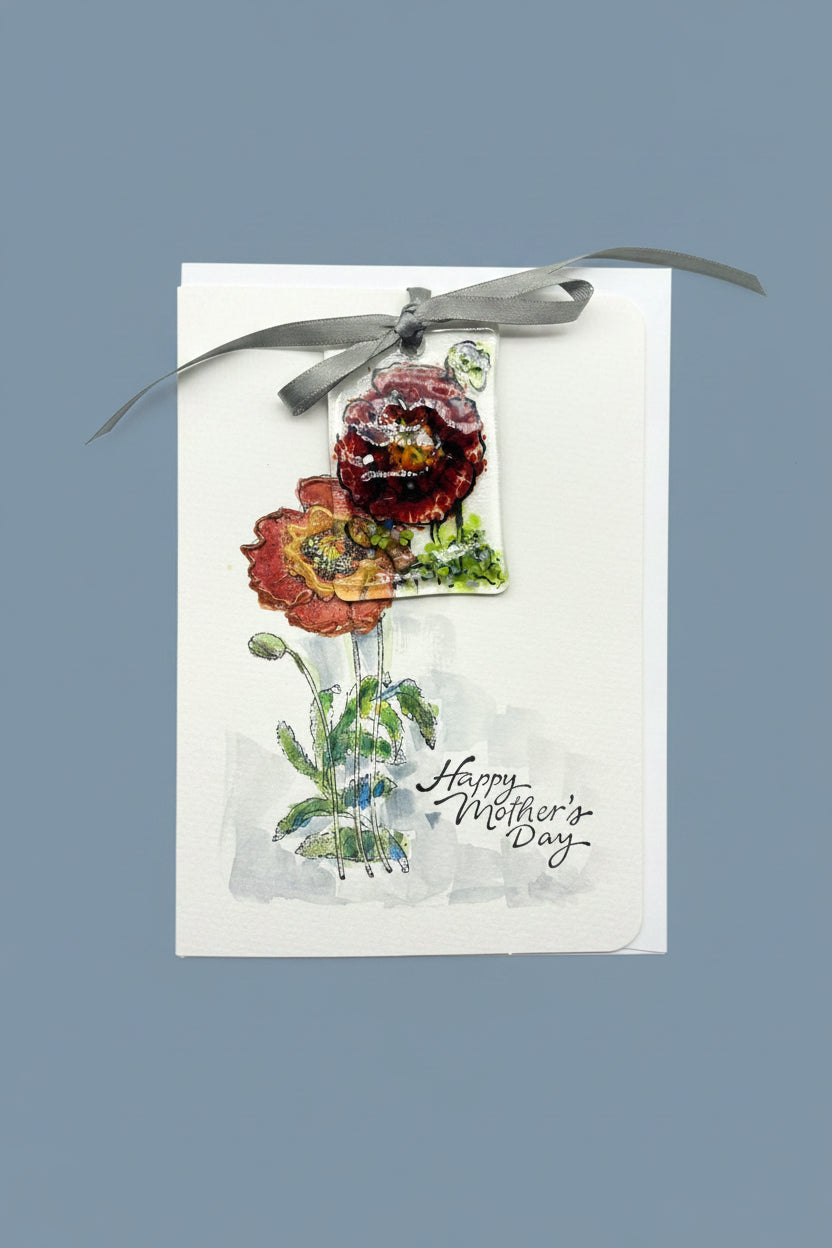 Happy Mother's Day Card with Red Anename