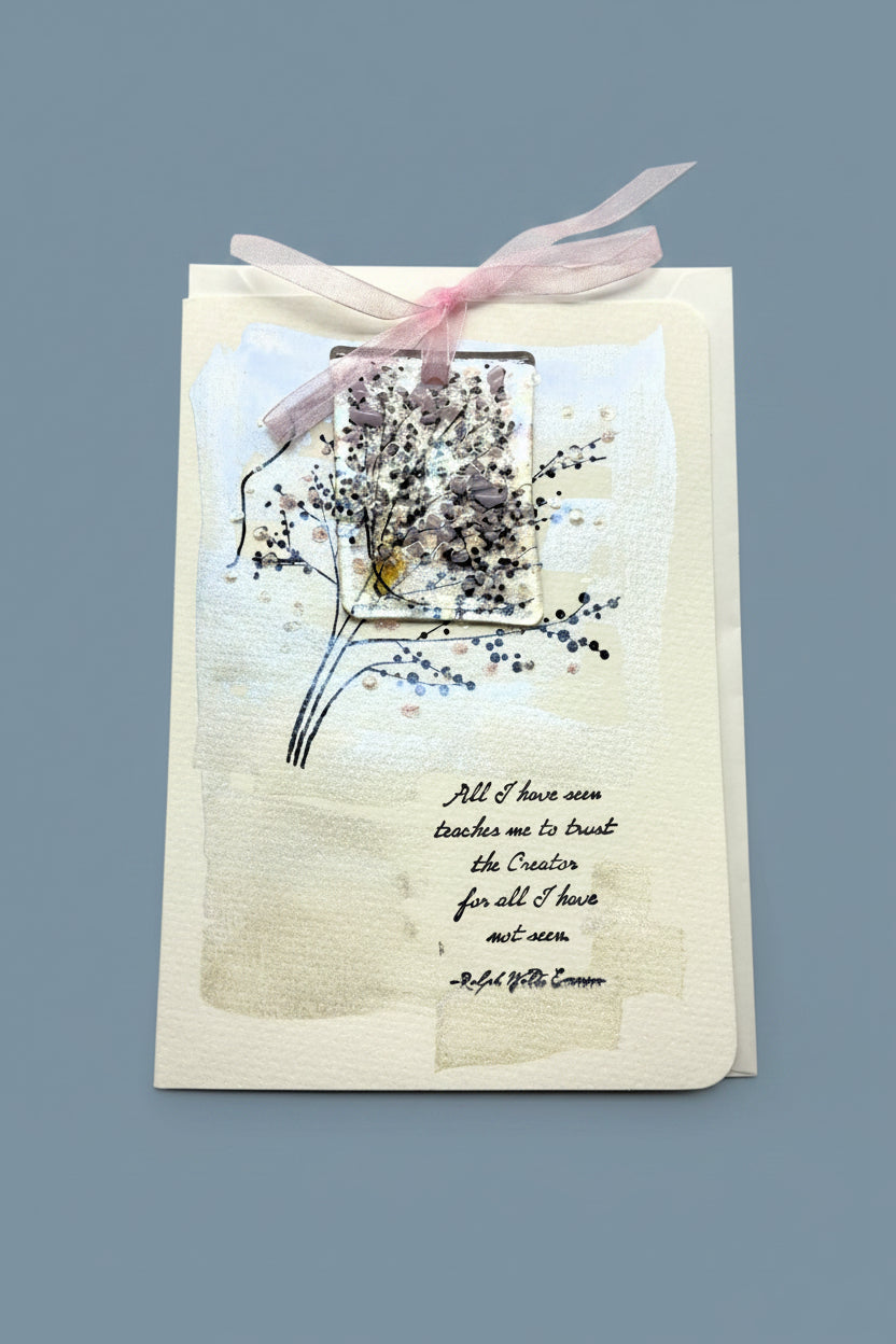 Cherry Tree with Ralph Waldo Emerson's Quote