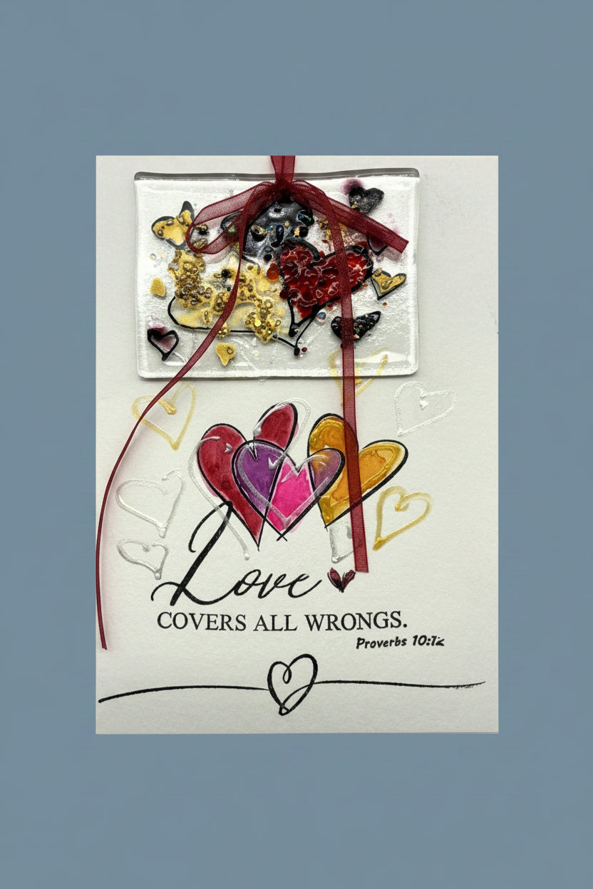 Love Covers all wrongs card