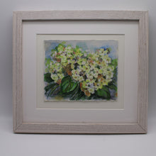 Load image into Gallery viewer, White African Violet Watercolor Painting
