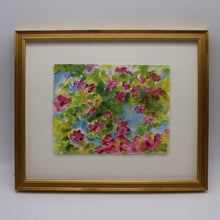 Load image into Gallery viewer, Floating Water Plants Watercolor Painting
