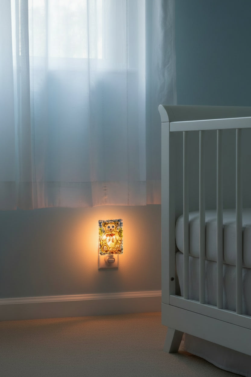 Brown Teddy Bear Night Light