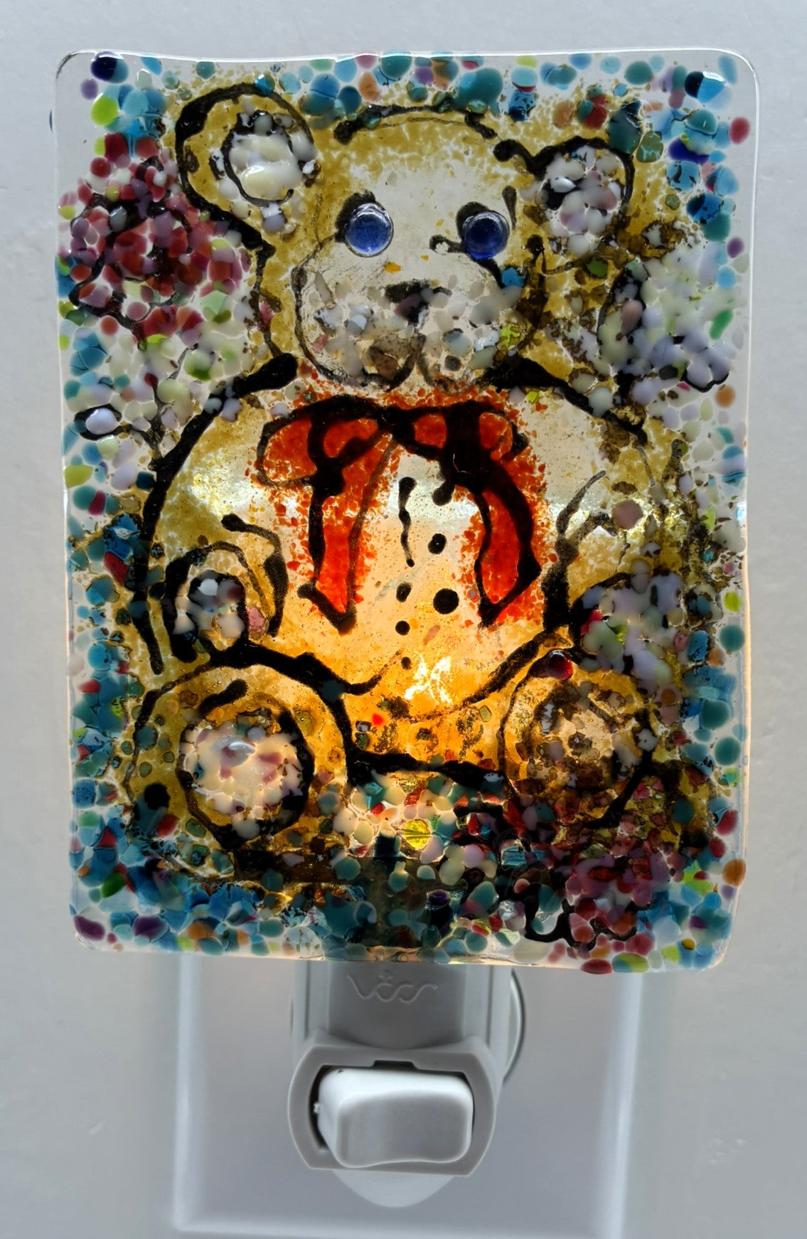 Brown Teddy Bear Night Light