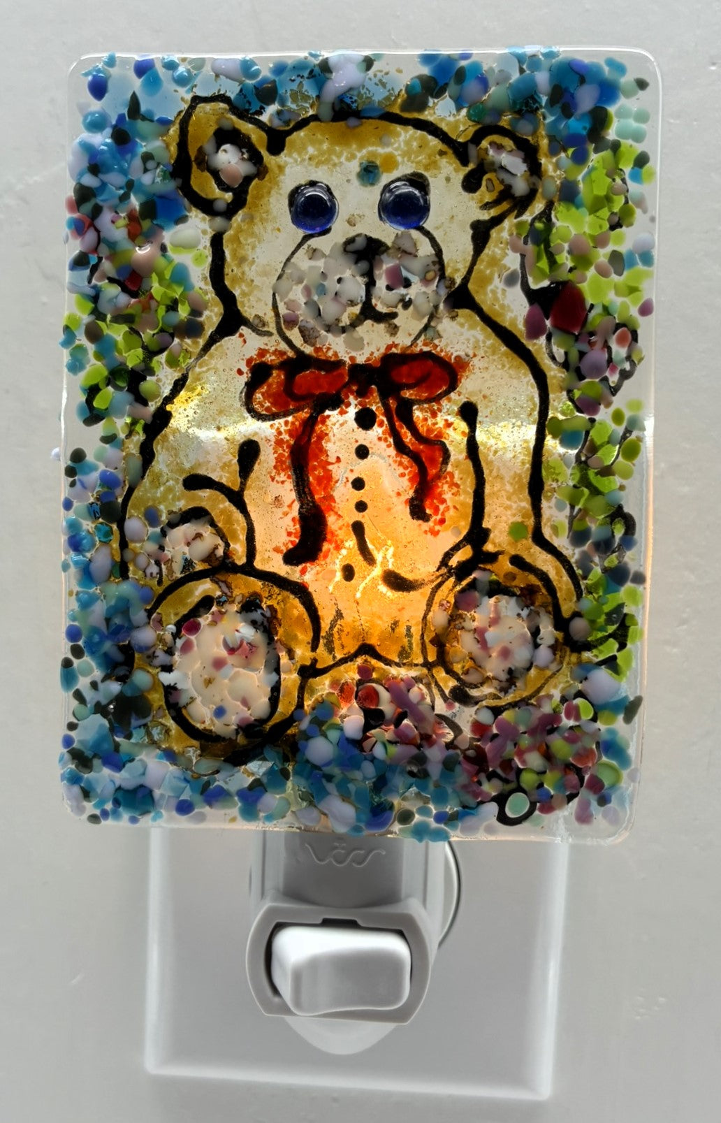 Brown Teddy Bear Night Light